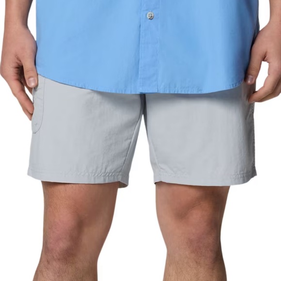 NWT! Columbia Men's gray Bahama Cargo Shorts. Nylon. Various sizes - Picture 2 of 16